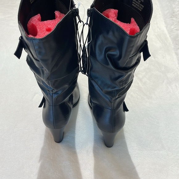 STYLE & CO SACHI SIZE 9.5 M Black Knee-High Boots - Picture 3 of 8